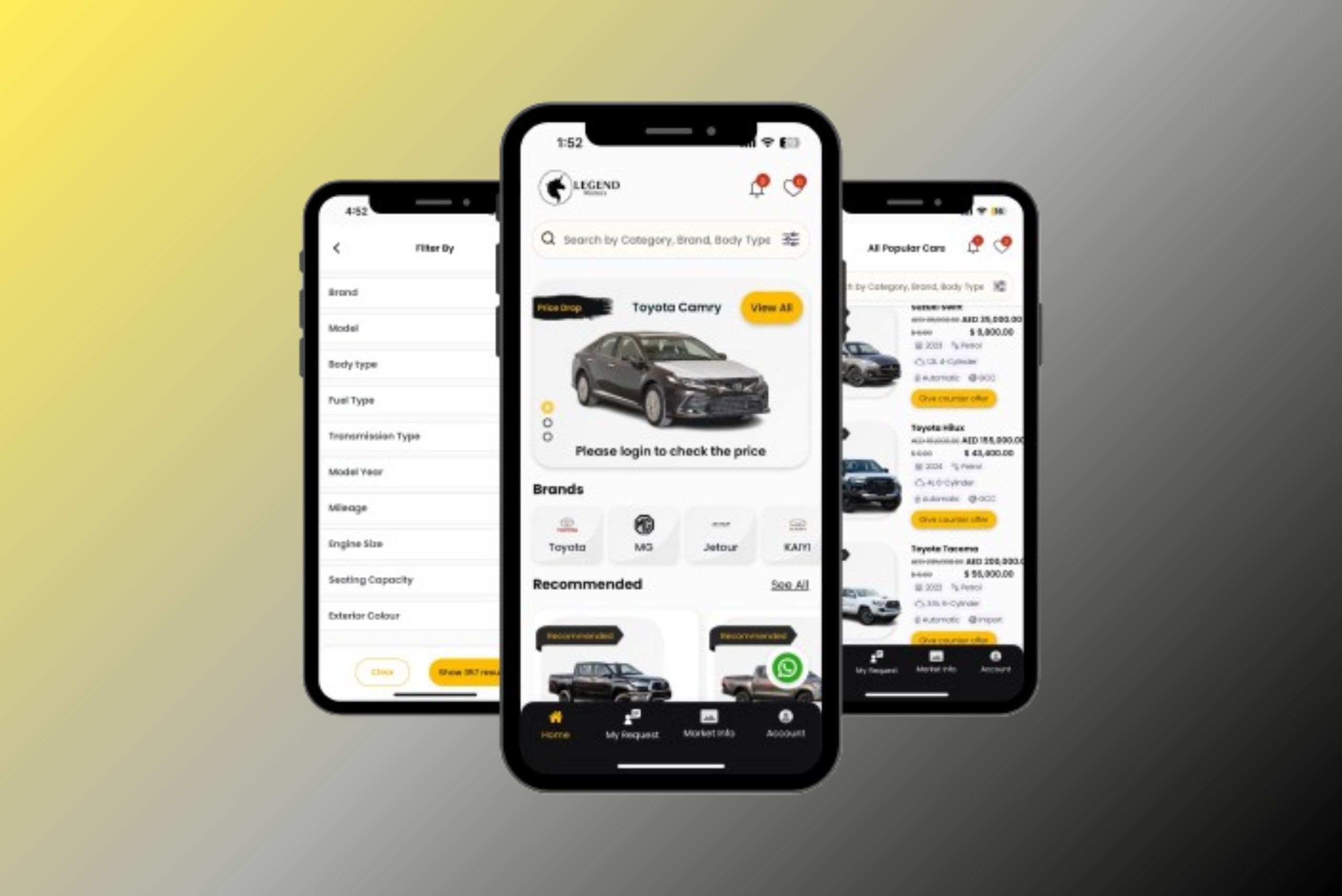 legend motors app